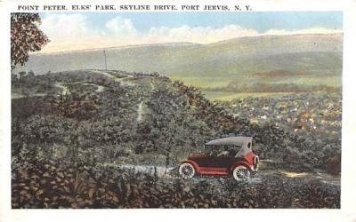 Point Peter Port Jervis, New York Postcard