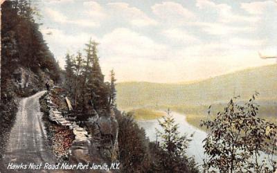 Hawk's Nest Road Port Jervis, New York Postcard