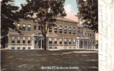 Penn Yan Academy New York Postcard