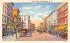 Main Street Poughkeepsie, New York Postcard