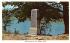 Monument at Tri States Rock Port Jervis, New York Postcard