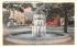 Fountain & Monument at Square Port Jervis, New York Postcard