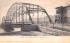 Bridge over Delaware River Port Jervis, New York Postcard