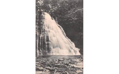 Bridal Veil Falls Roxbury, New York Postcard