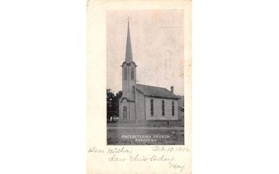 Presbyterian Church Roscoe, New York Postcard