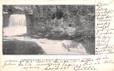 Dorothy Falls Roscoe, New York Postcard