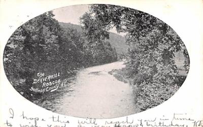 Beaverkill Roscoe, New York Postcard