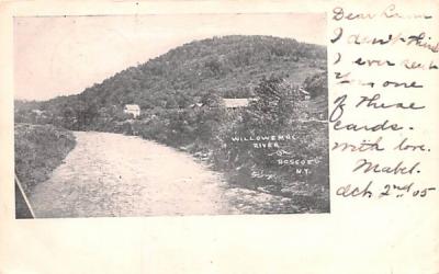 Willowemoc River Roscoe, New York Postcard