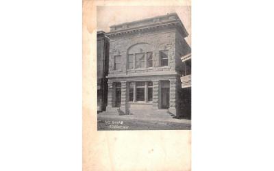 The Bank Roscoe, New York Postcard