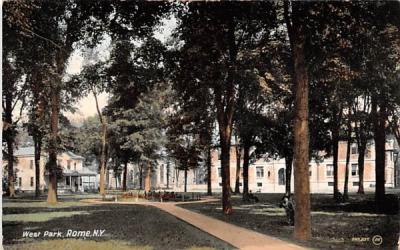 West Park Rome, New York Postcard