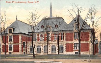 Rome Free Academy New York Postcard