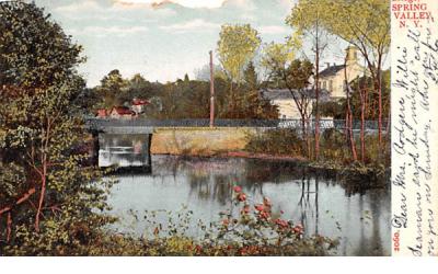 Lawrence Bridge Spring Valley, New York Postcard