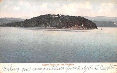 Hudson River Stony Point, New York Postcard