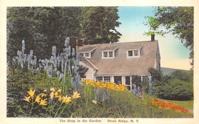 The Shop in the Garden Stone Ridge, New York Postcard