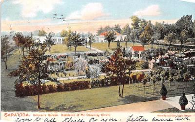 Inniscarra Garden Saratoga, New York Postcard