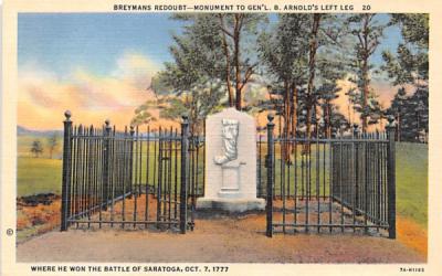 Breymns Redoubt Saratoga, New York Postcard