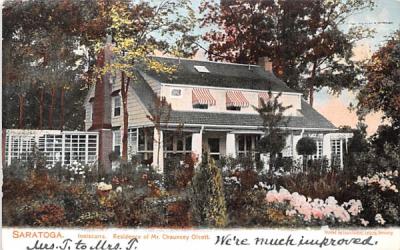 Inniscarra Garden Saratoga, New York Postcard