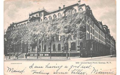 United States Hotel Saratoga, New York Postcard