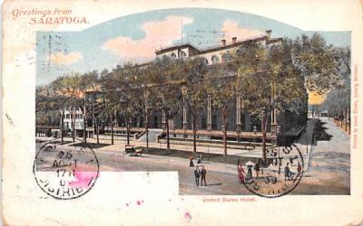 United States Hotel Saratoga, New York Postcard