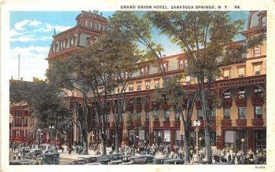 Grand Union Hotel Saratoga Springs, New York Postcard