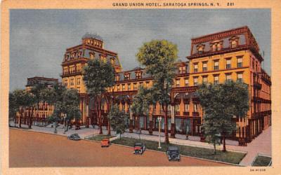 Grand Union Hotel Saratoga Springs, New York Postcard