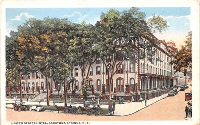 United States Hotel Saratoga Springs, New York Postcard