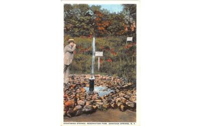 Gyantwaka Springs Saratoga Springs, New York Postcard