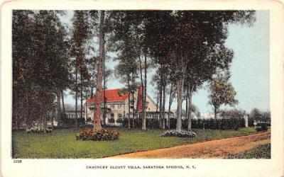 Chauncey Olcott Villa Saratoga Springs, New York Postcard