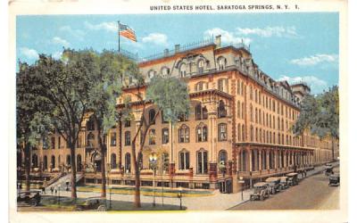 United States Hotel Saratoga Springs, New York Postcard