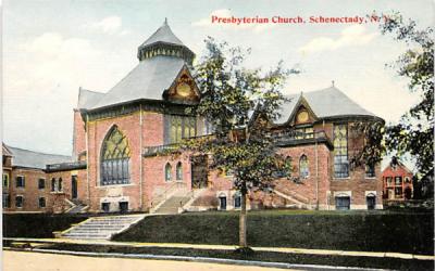 Presbyterian Church Schenectady, New York Postcard