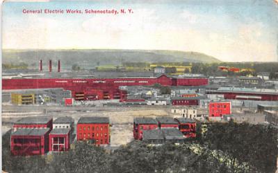 General Electric Works Schenectady, New York Postcard