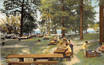 Picnic Arean Seneca Falls, New York Postcard