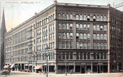 Yates Hotel Syracuse, New York Postcard