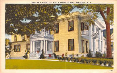 Tubbert's Court Syracuse, New York Postcard