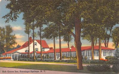 Ash Grove Inn Saratoga Springs, New York Postcard