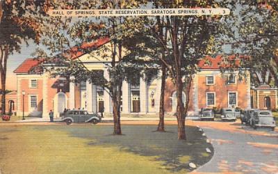 State Reservation Saratoga Springs, New York Postcard