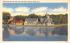 Episcopal Church & Van Cliff Lake Seneca Falls, New York Postcard