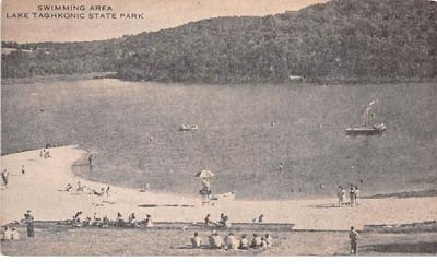 Swimming Area Taghkanic, New York Postcard