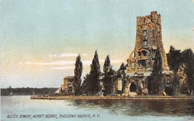 Alster Tower Thousand Islands, New York Postcard