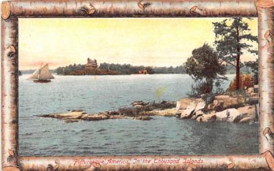 Picturesque America Thousand Islands, New York Postcard