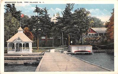 Edgewood Club Thousand Islands, New York Postcard