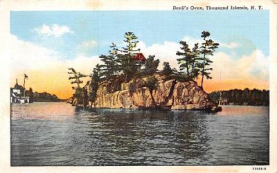 Devil's Oven Thousand Islands, New York Postcard