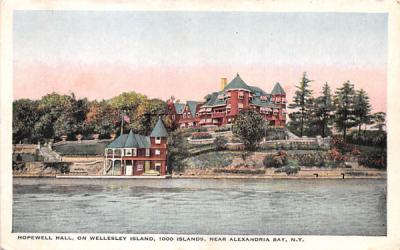 Hopewell Hall Thousand Islands, New York Postcard