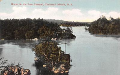 Lost Channel Thousand Islands, New York Postcard