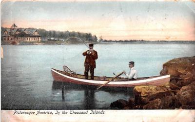 Picturesque America Thousand Islands, New York Postcard