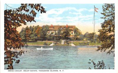 Swiss Chalet Thousand Islands, New York Postcard