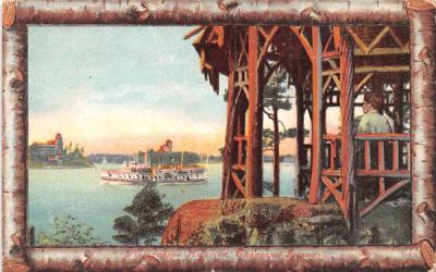 Picturesque America Thousand Islands, New York Postcard