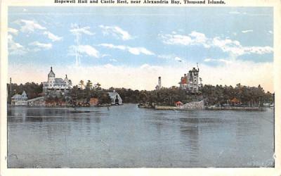 Hopewell Hall Thousand Islands, New York Postcard