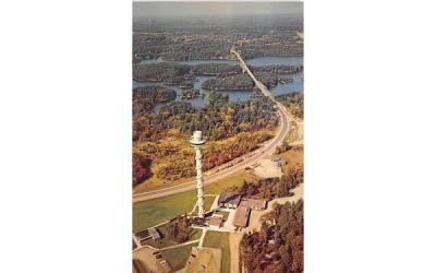 Thousand Island International Bridge Thousand Islands, New York Postcard