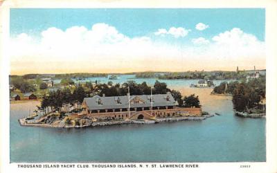 Thousand Island Yacht Club Thousand Islands, New York Postcard